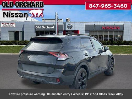 Ebony Black 2025 Kia Sportage X-Line