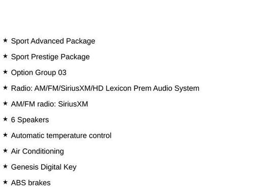 2023 Genesis G70 3.3T AWD