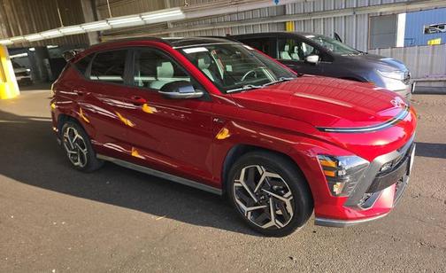 Ultimate Red Metallic 2024 Hyundai KONA N Line