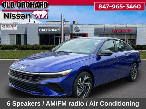Intense Blue 2025 Hyundai ELANTRA Sport