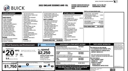 2022 Buick Enclave AWD Essence
