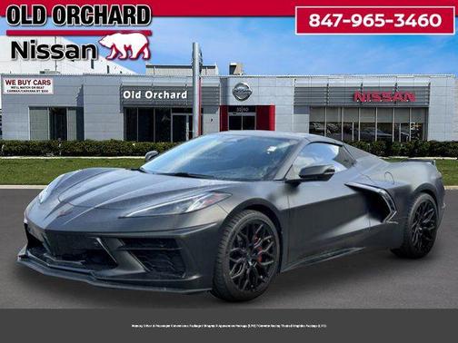 Black 2024 Chevrolet Corvette Stingray w/3LT
