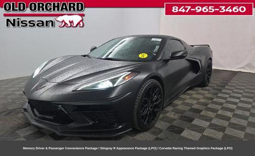 Black 2024 Chevrolet Corvette Stingray w/3LT