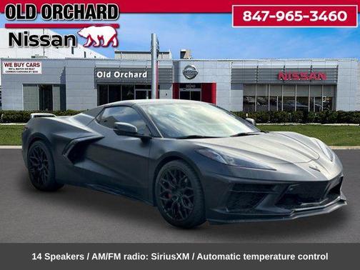 Black 2024 Chevrolet Corvette Stingray w/3LT