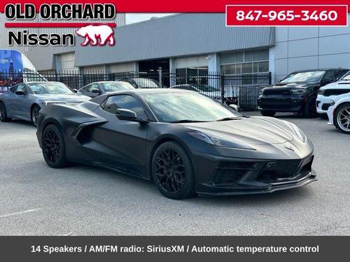 Black 2024 Chevrolet Corvette Stingray w/3LT