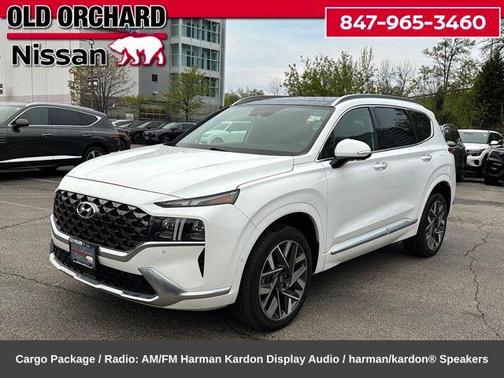 Serenity White Pearl 2023 Hyundai SANTA FE Calligraphy