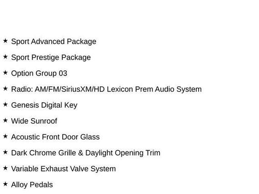 2023 Genesis G70 3.3T RWD