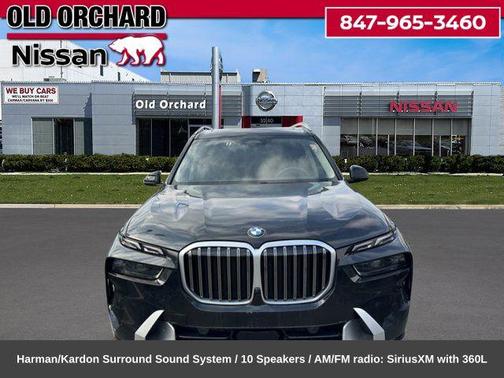 Black Sapphire Metallic 2025 BMW X7 xDrive40i
