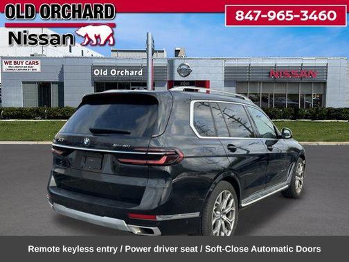 Black Sapphire Metallic 2025 BMW X7 xDrive40i
