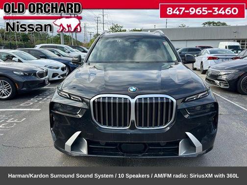 Black Sapphire Metallic 2025 BMW X7 xDrive40i