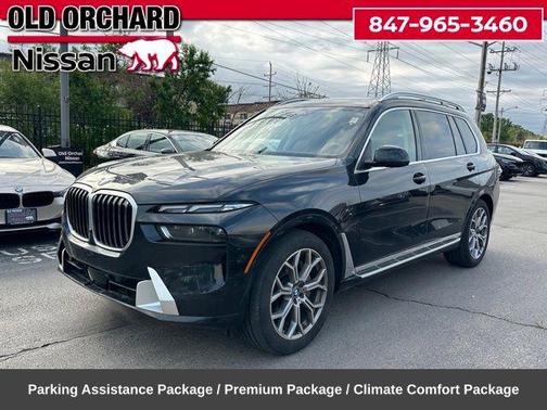 Black Sapphire Metallic 2025 BMW X7 xDrive40i