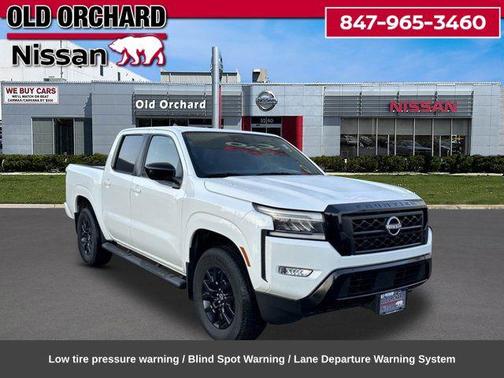 Glacier White 2023 Nissan Frontier SV