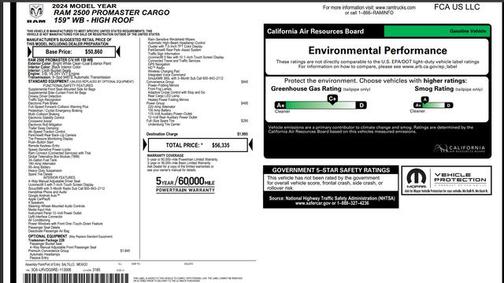 2024 RAM ProMaster 2500 Tradesman