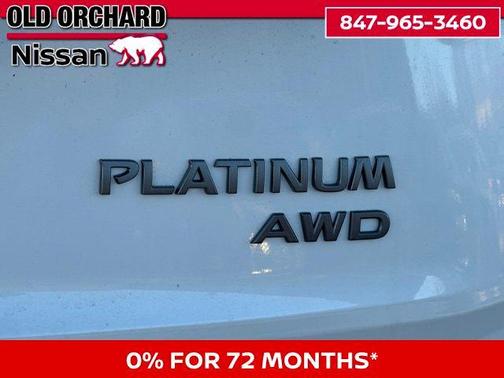 Everest White Pearl Tricoat 2026 Nissan Rogue Platinum