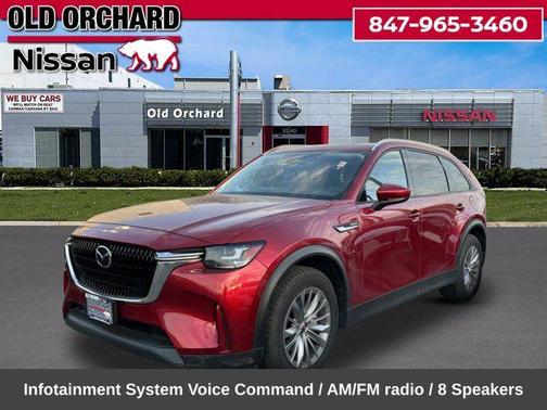 Soul Red Crystal Metallic 2024 Mazda CX-90 PHEV Preferred