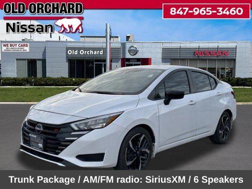 Aspen White Tricoat 2023 Nissan Versa 1.6 S