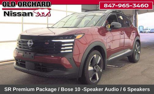 Scarlet Ember Tintcoat/Super Black 2025 Nissan Kicks SR