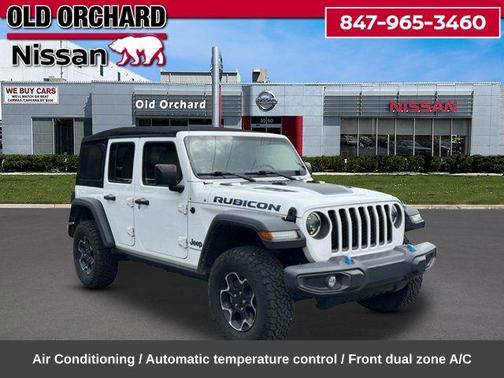 Bright White Clearcoat 2023 Jeep Wrangler 4xe Rubicon