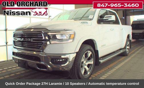 Bright White Clearcoat 2022 RAM 1500 Laramie