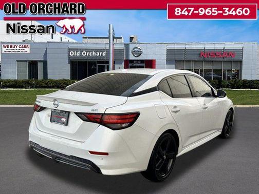 Aspen White Tricoat 2021 Nissan Sentra SR