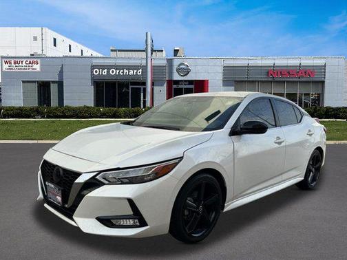 Aspen White Tricoat 2021 Nissan Sentra SR