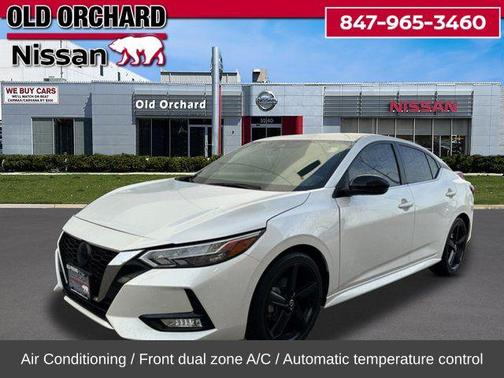 Aspen White Tricoat 2021 Nissan Sentra SR