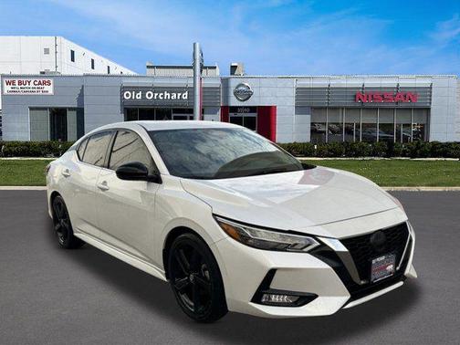 Aspen White Tricoat 2021 Nissan Sentra SR