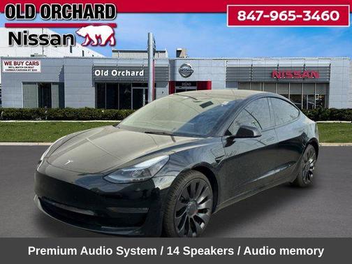 Black 2023 Tesla Model 3 Performance