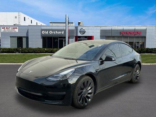 Black 2023 Tesla Model 3 Performance