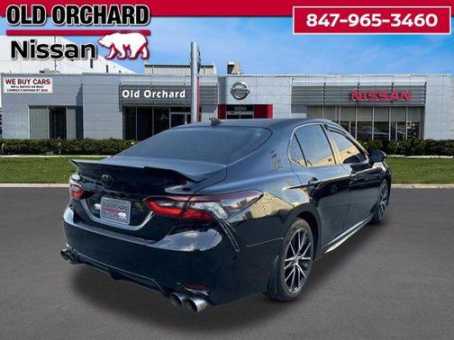 Midnight Black Metallic 2023 Toyota Camry SE