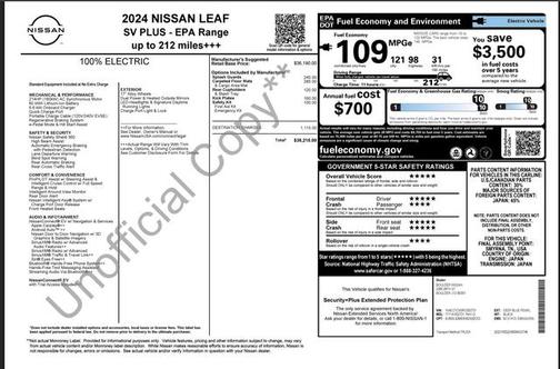 2024 Nissan Leaf SV PLUS