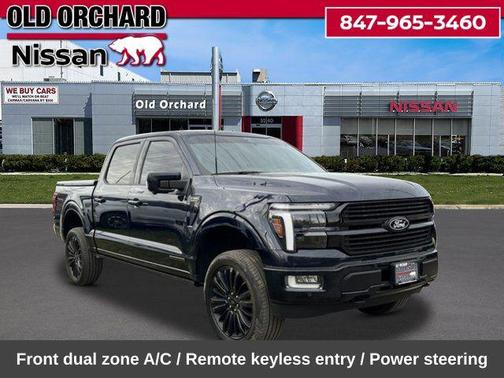 Blue 2024 Ford F-150 Platinum