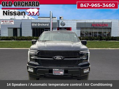 Blue 2024 Ford F-150 Platinum