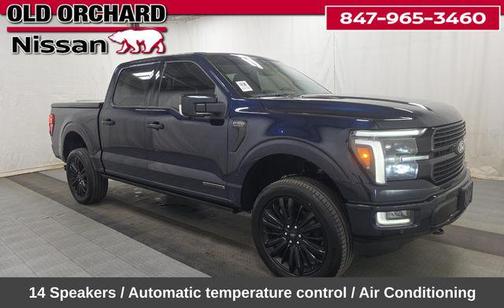 Blue 2024 Ford F-150 Platinum