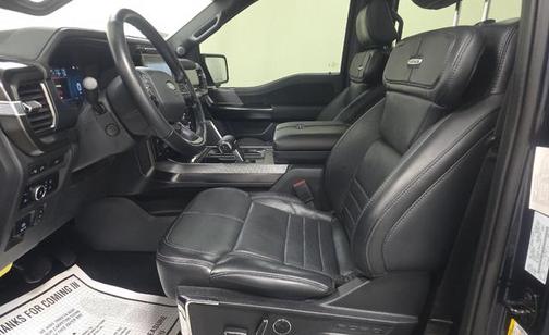 Blue 2024 Ford F-150 Platinum
