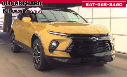 Nitro Yellow Metallic 2024 Chevrolet Blazer RS