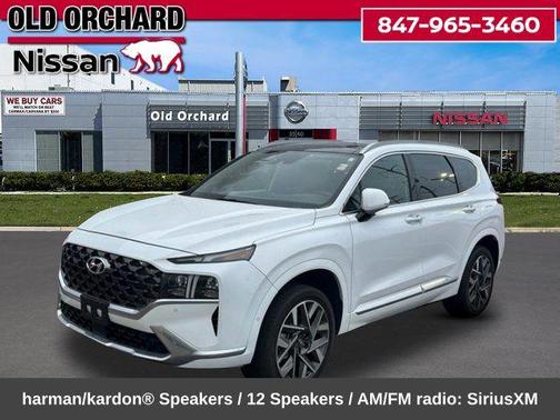 Serenity White Pearl 2023 Hyundai SANTA FE Calligraphy