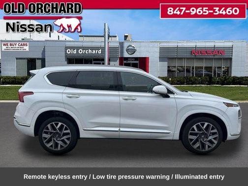 Serenity White Pearl 2023 Hyundai SANTA FE Calligraphy