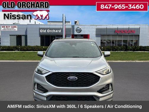 Silver Metallic 2022 Ford Edge ST Line