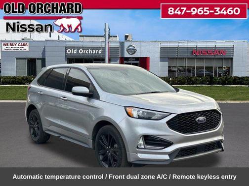Silver Metallic 2022 Ford Edge ST Line