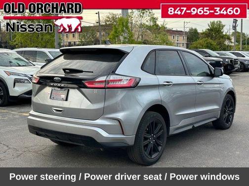 Silver Metallic 2022 Ford Edge ST Line