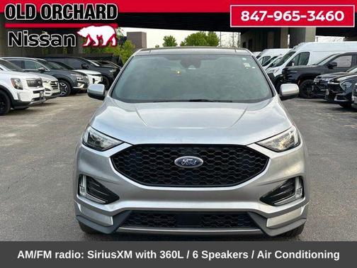 Silver Metallic 2022 Ford Edge ST Line