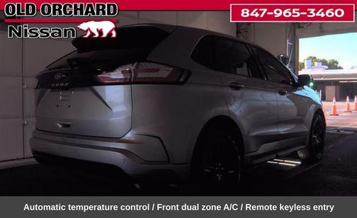 Silver Metallic 2022 Ford Edge ST Line