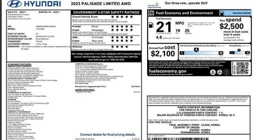 2023 Hyundai PALISADE Limited