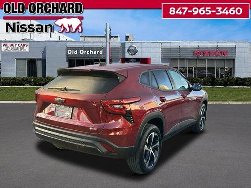 Crimson Metallic 2025 Chevrolet Trax FWD 1RS