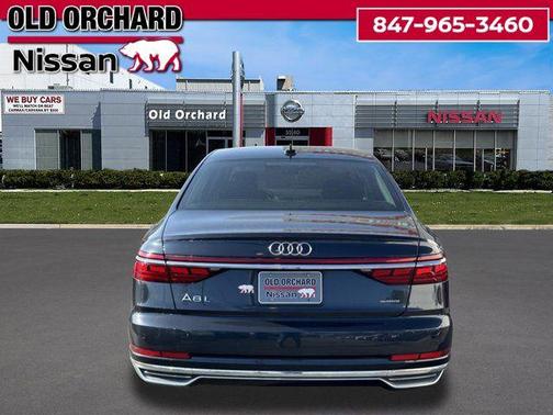 Moonlight Blue 2019 Audi A8 55
