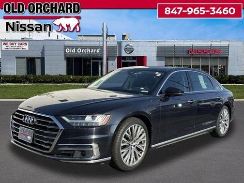 Moonlight Blue 2019 Audi A8 55