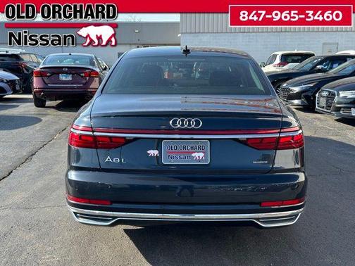 Moonlight Blue 2019 Audi A8 55