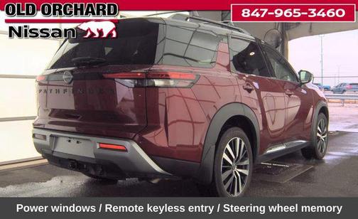 Scarlet Ember Tintcoat/Super Black 2024 Nissan Pathfinder Platinum 4WD