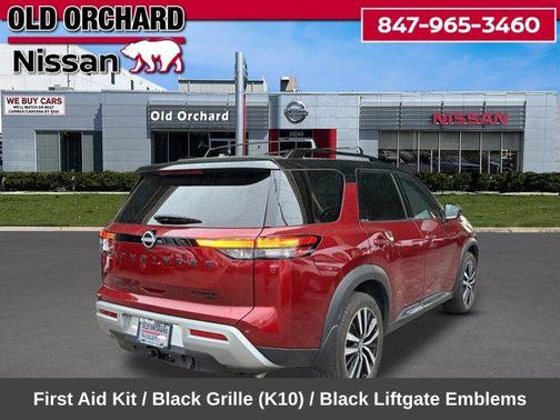 Scarlet Ember Tintcoat/Super Black 2024 Nissan Pathfinder Platinum 4WD